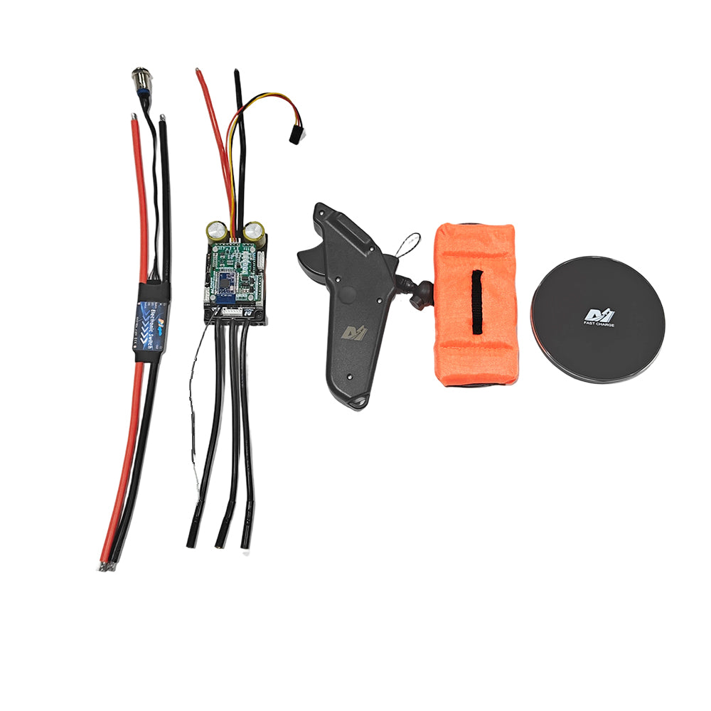 Maytech V8.2 BLE Unit with MTSRR1905WF Receiver + V3 MTSKR1905WF Remote + 60100 VESC for Foil Assist Esk8 Tiny Size