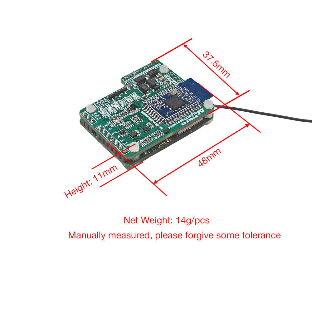 Maytech V8.2 BLE Unit with MTSRR1905WF Receiver + V3 MTSKR1905WF Remote + 60100 VESC for Foil Assist Esk8 Tiny Size