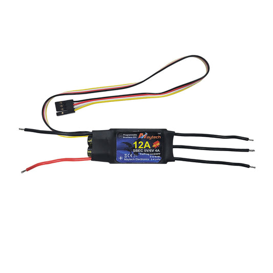 MT12A-BEC-HS2 Harrier Suprem V2 32bit ESC Firmware Brushless ESC for RC Fixed Wing RC Airplane Helicopter