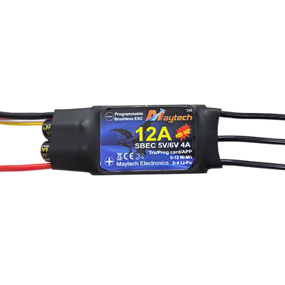 MT12A-BEC-HS2 Harrier Suprem V2 32bit ESC Firmware Brushless ESC for RC Fixed Wing RC Airplane Helicopter