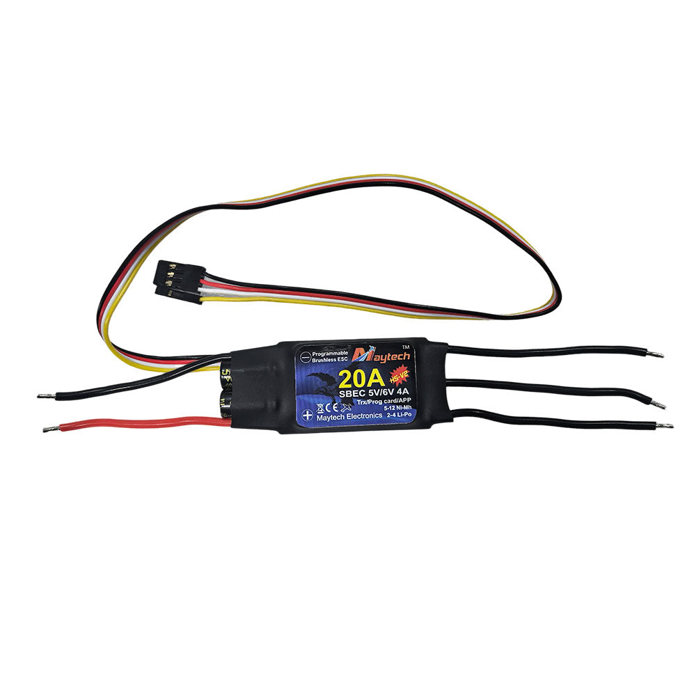 MT20A-BEC-HS2 Harrier Suprem V2 32bit ESC Firmware Brushless ESC for RC Fixed Wing RC Airplane Helicopter