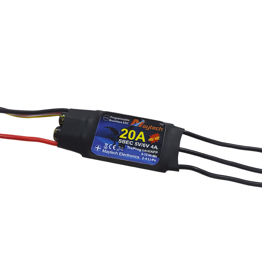 MT20A-BEC-HS2 Harrier Suprem V2 32bit ESC Firmware Brushless ESC for RC Fixed Wing RC Airplane Helicopter
