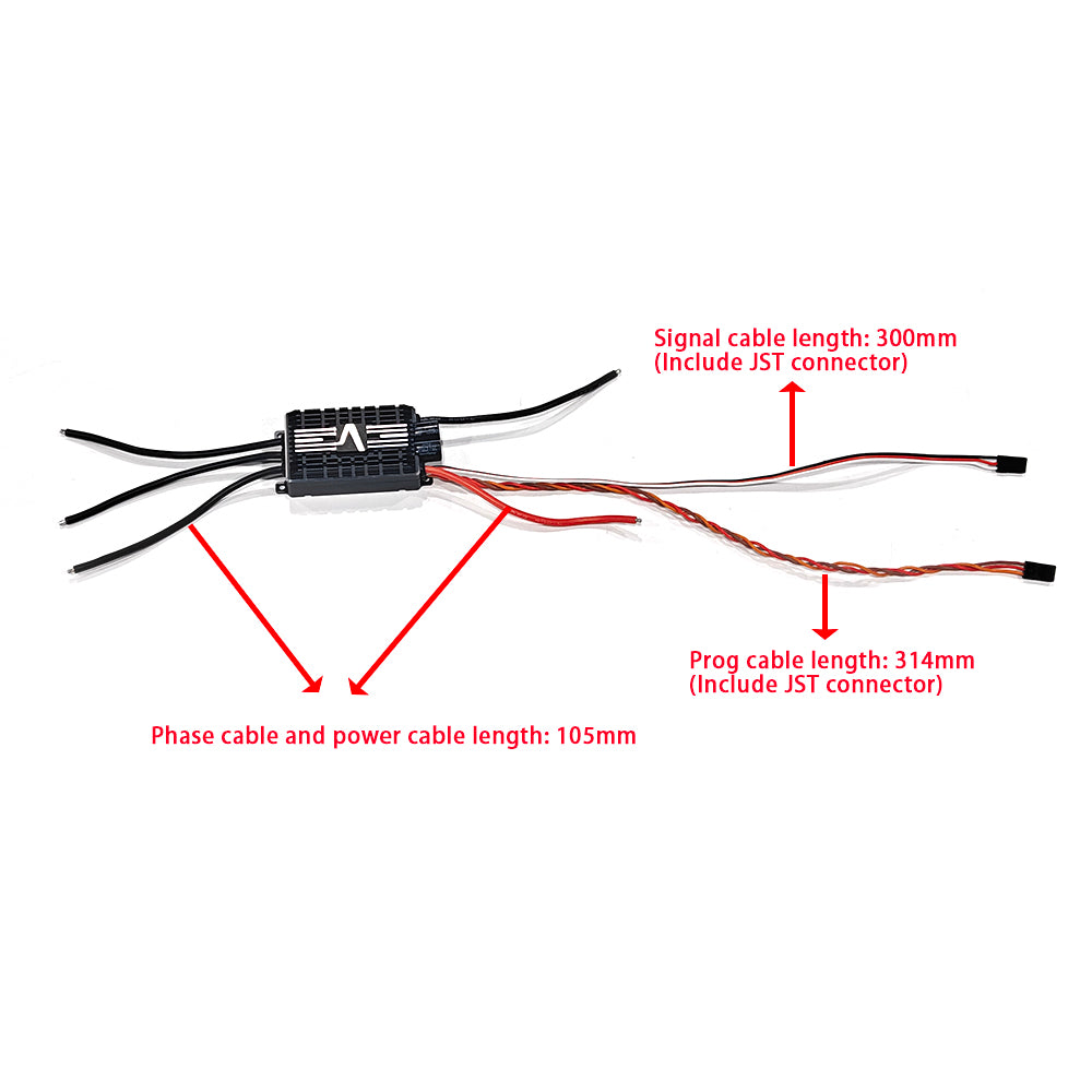 Maytech New 80A HL ESC 2-6S 5-8V/10A SBEC Output for RC Airplane / Helicopter / Fixed-Wing