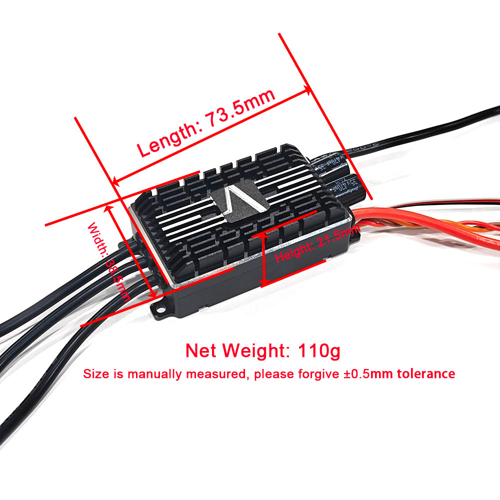 Maytech New 80A HL ESC 2-6S 5-8V/10A SBEC Output for RC Airplane / Helicopter / Fixed-Wing