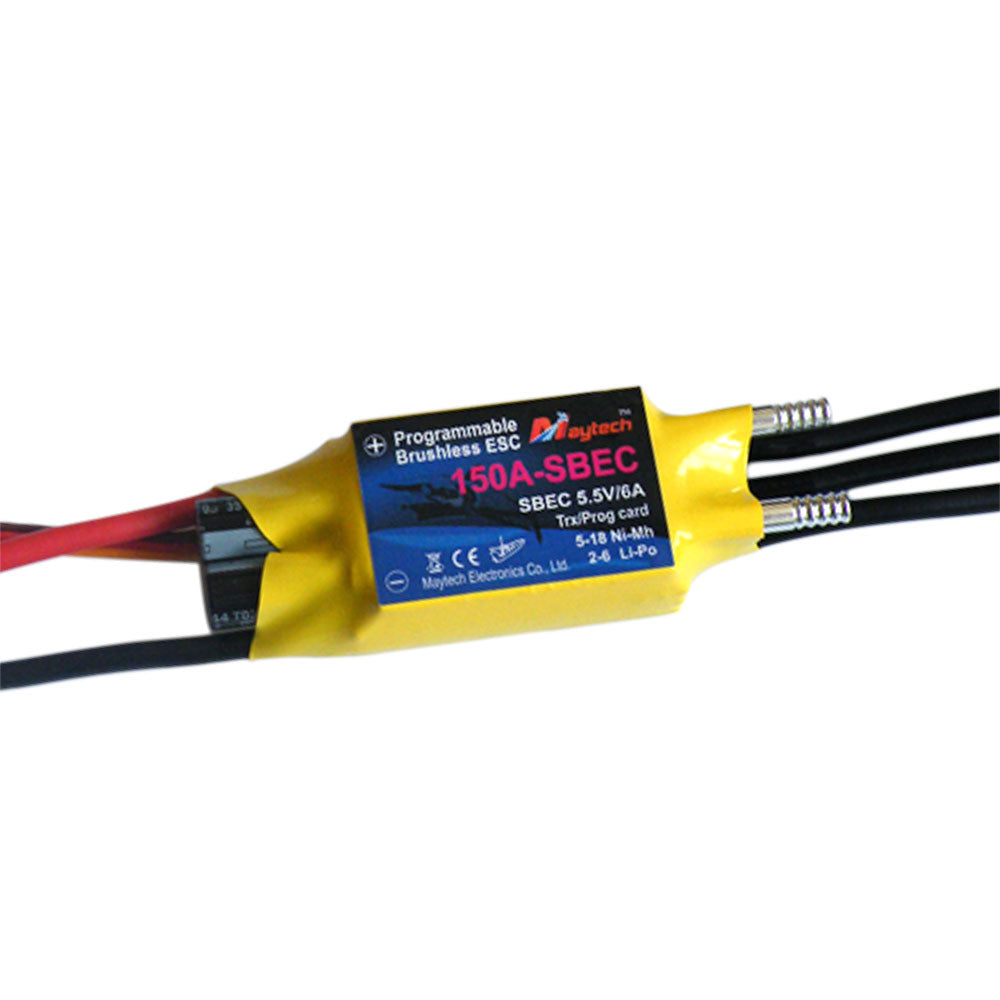 Maytech MTB150A-SBEC-SS 150A ESC for RC Boat GPS Fishfinder Autopilot ...