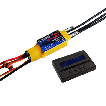 MTB80A-SBEC-SS 25V 80A Watercooling ESC for Bait Boat Carp Fishing Brushless Controller