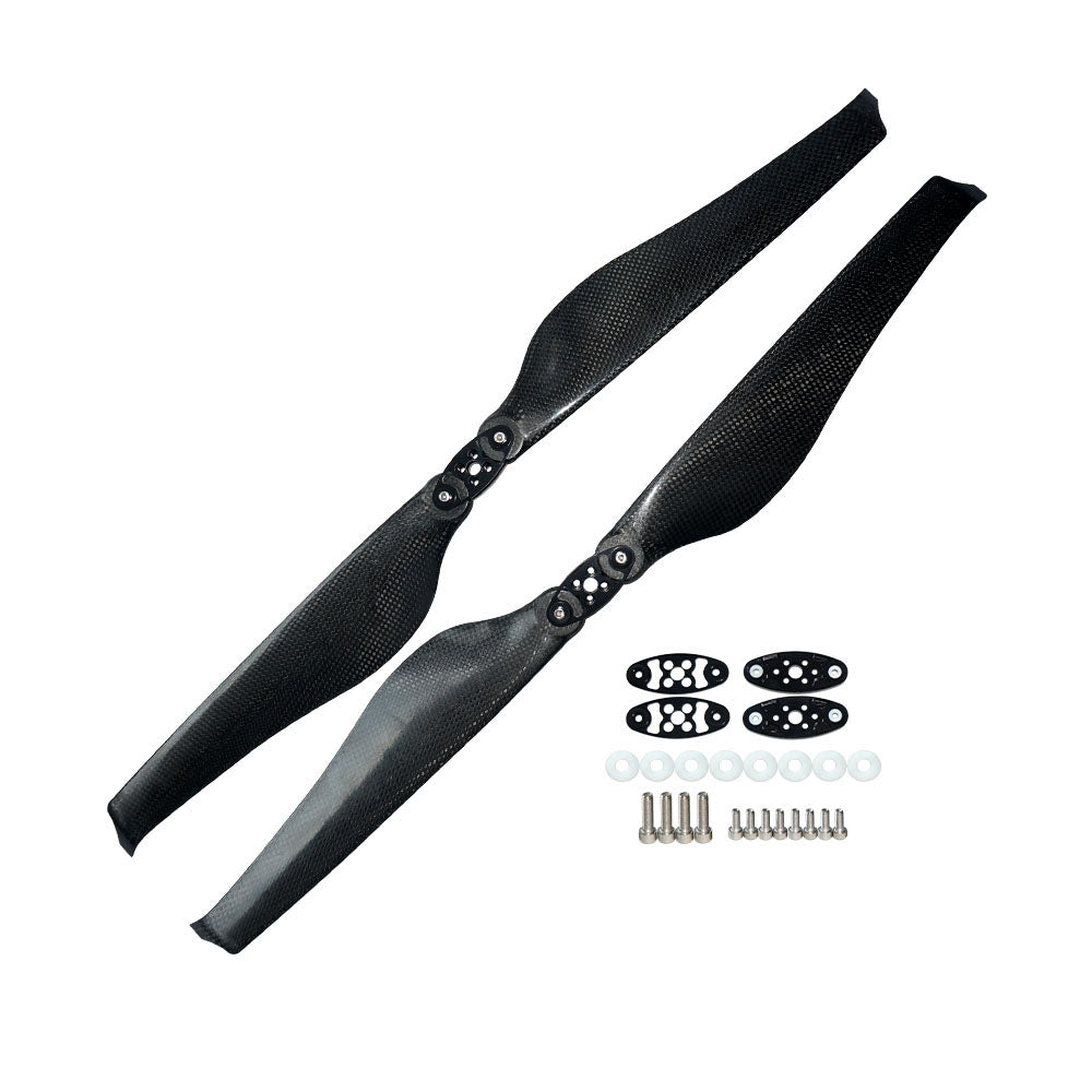 Quite 24‘’ x 7.9'' Fold Propeller Carbon Fiber Balsa Wood Composite Carbon Prop Lightweight