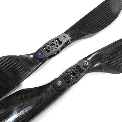 Quite 28‘’ x 9.2'' Fold Propeller Carbon Fiber Balsa Wood Composite Carbon Prop Lightweight