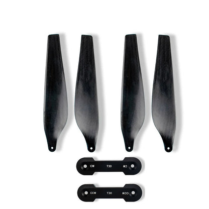 In Stock CW CCW 38''x20'' Inch Carbon Fiber Composite Folding Propeller for DJI T30 Drones with Paddle Clamp