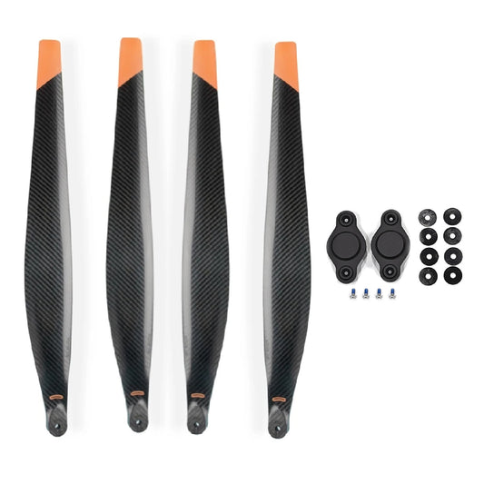 CW CCW 50''x18'' Inch Foldable Propeller for DJI T25 Agricultural Drone Carbon + Carbon Fiber Composite Blades