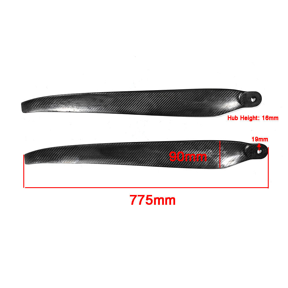 In Stock CW CCW 63‘’ x 24'' Fold Propeller for Hobbywing X15 Power System Carbon Fiber Composite Blades for Big Agricultural Drone