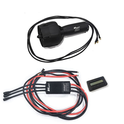 Maytech 5.5KW Efoil Motor with Alu Propeller and Prop Guard MTED65 65162 for Tow Boogie / Thruster / Jet Propulsion / Underwater Scooter