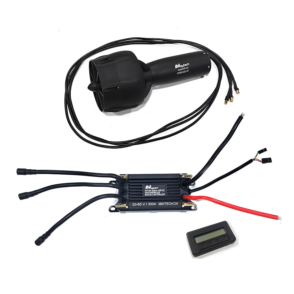 Maytech 5.5KW Efoil Motor with Alu Propeller and Prop Guard MTED65 65162 for Tow Boogie / Thruster / Jet Propulsion / Underwater Scooter