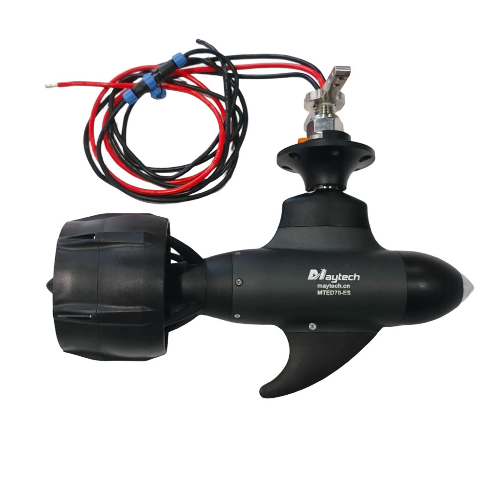 Maytech New 2-in-1 Electric POD Drive Motor 7.6KW MTED70-E with Built-in ESC Steerable for Efoil / Rescue Boat / Inflatable Boat Propulsion / Electric Kayak