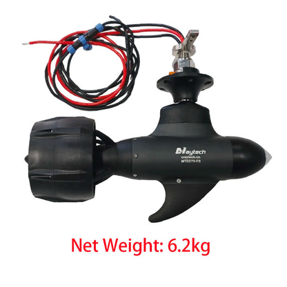 Maytech New 2-in-1 Electric POD Drive Motor 7.6KW MTED70-E with Built-in ESC Steerable for Efoil / Rescue Boat / Inflatable Boat Propulsion / Electric Kayak