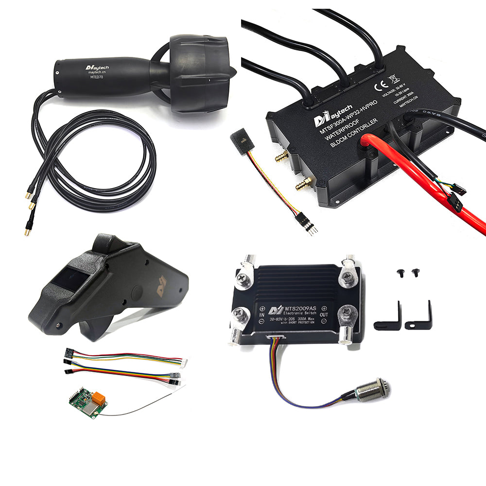 Maytech Pro Electric Underwater Thruster Kit 7.6KW MTED70 Motor + Pro ...
