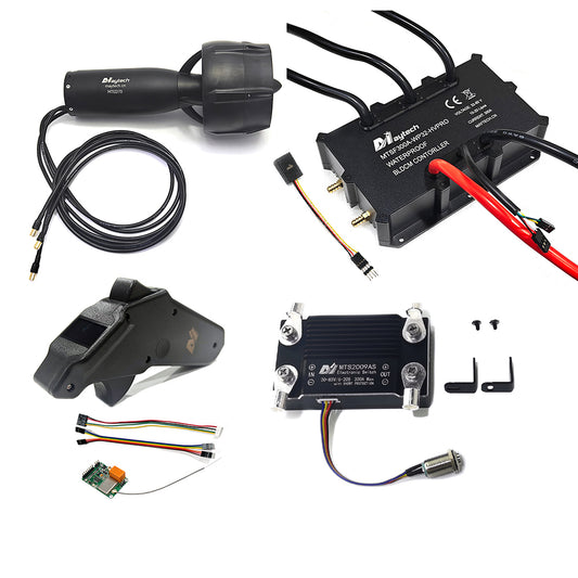 Maytech Pro Electric Underwater Thruster Kit 7.6KW MTED70 Motor + Pro 300A ESC + V3 Remote + 300A Antispark Switch for Electric Tow Boogie Sea Scooter Efoil