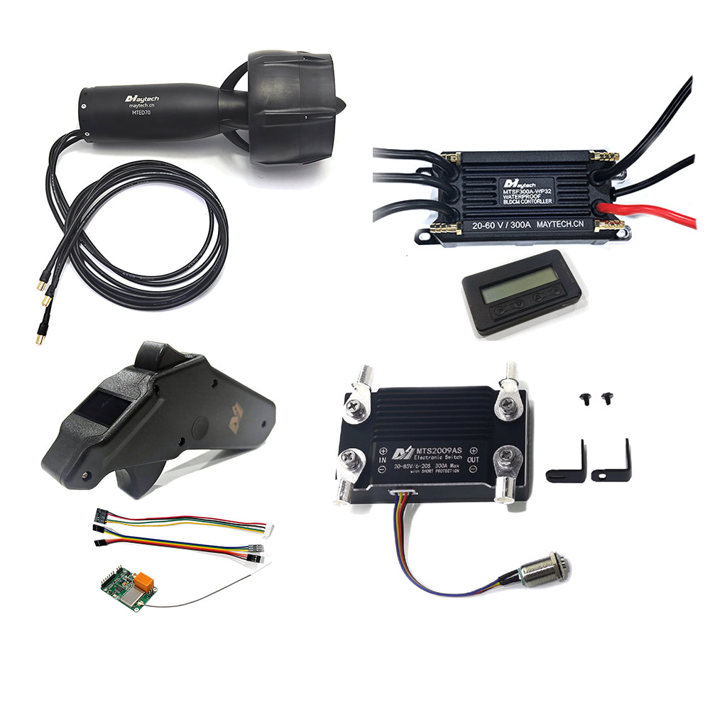 IP68 Waterproof Efoil Kit with 6.6KW Motor + 300A ESC + MTSKR1905WF V3 Remote