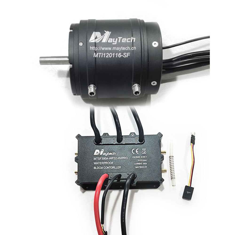 In Stock Maytech Fully Waterproof MTI120116 18.8KW Powerful Brushless Inrunner Motor for Electric Surfboard/RC Boat/Jetski