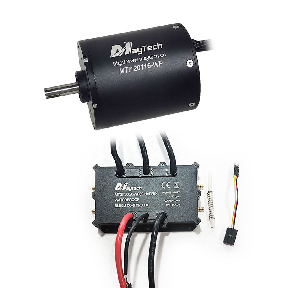 In Stock Maytech Fully Waterproof MTI120116 18.8KW Powerful Brushless Inrunner Motor for Electric Surfboard/RC Boat/Jetski
