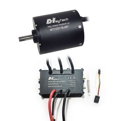 In Stock Maytech Fully Waterproof MTI120116 18.8KW Powerful Brushless Inrunner Motor for Electric Surfboard/RC Boat/Jetski