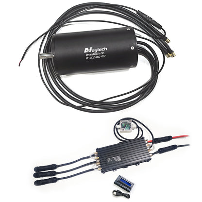 Maytech 120180 Waterproof Motor Max 23KW for Electric Boat Jetski Jetboard Powerful Engine