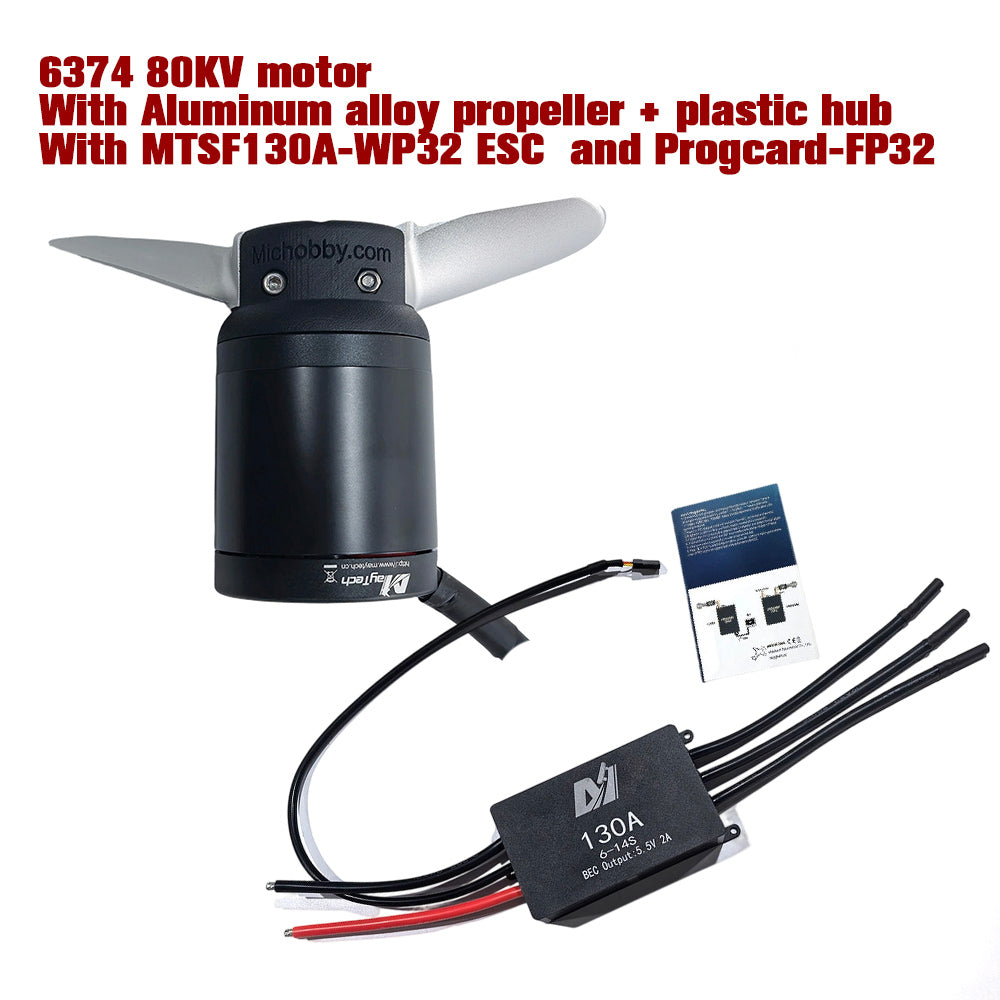 Maytech 6374 80KV Waterproof Outrunner Motor for Foil Assist Board Electric Outboard
