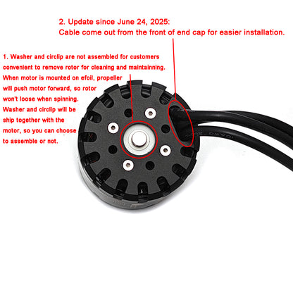 In Stock Foil Boost Pro Kit Up to 41kg Thrust Waterproof Efoil Kit 6579 Motor + 160A ESC + V3.0 Remote for Esurf Electric Kayak Thruster Tow Boogie Foil