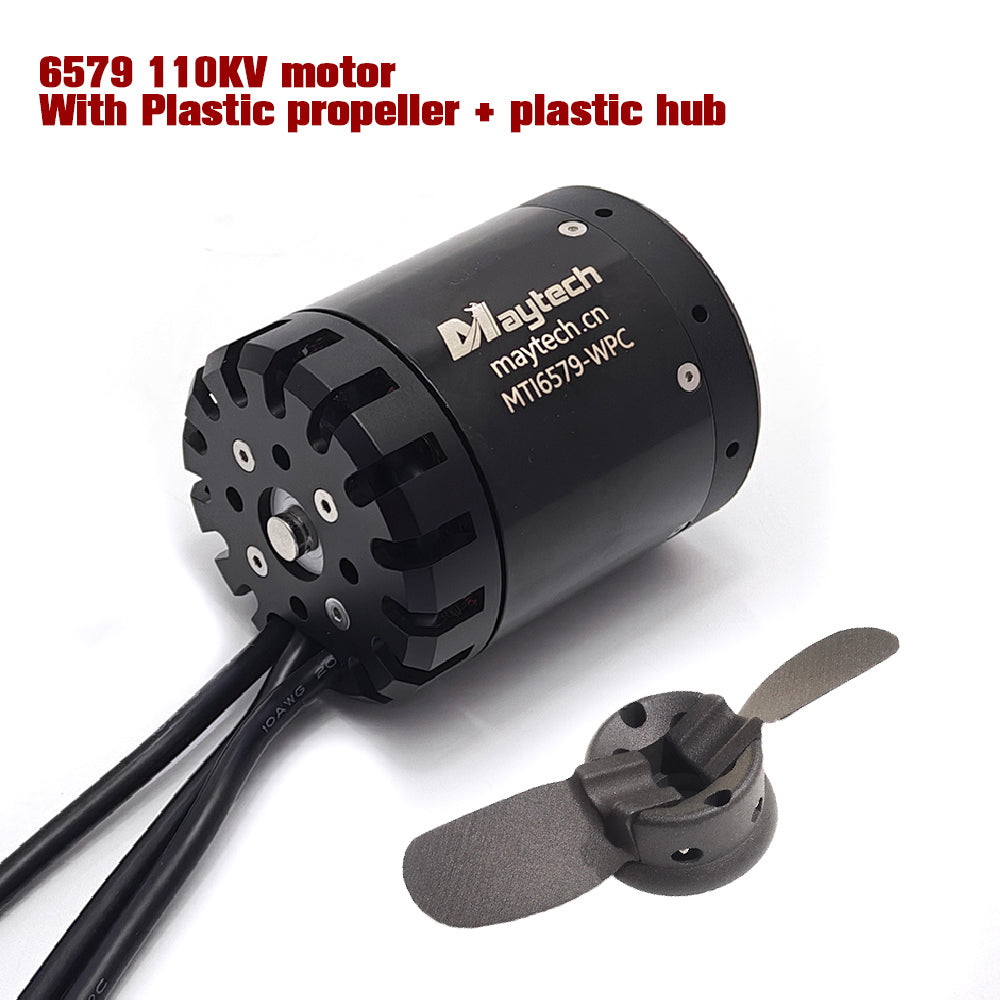 In Stock Maytech Pro Outrunner Waterproof Motor 6579  Max 5.5KW 41kg Thrust for Efoil Electric Boat Underwater Thruster Tow Boogie