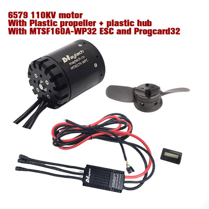 Maytech Pro Outrunner Waterproof Motor 6579  Max 5.5KW 41kg Thrust for Efoil Electric Boat Underwater Thruster Tow Boogie