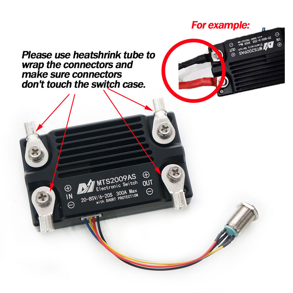 Maytech Waterproof 300A 14S 60V Watercooled ESC for Efoil Electric