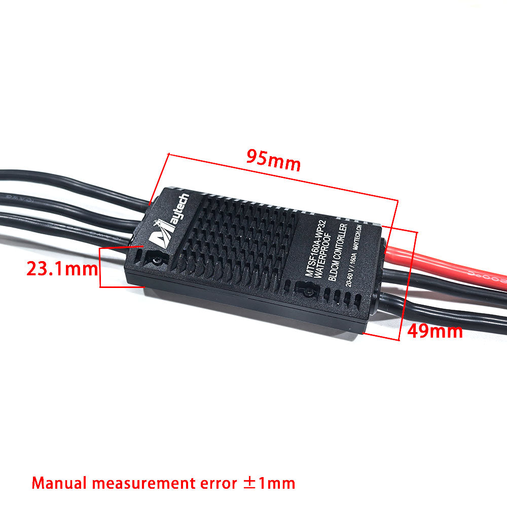 In Stock! New Marine 32Bit 160A 60V ESC IP68 Waterproof Smaller Size for Powered Assist Foil Board Efoil