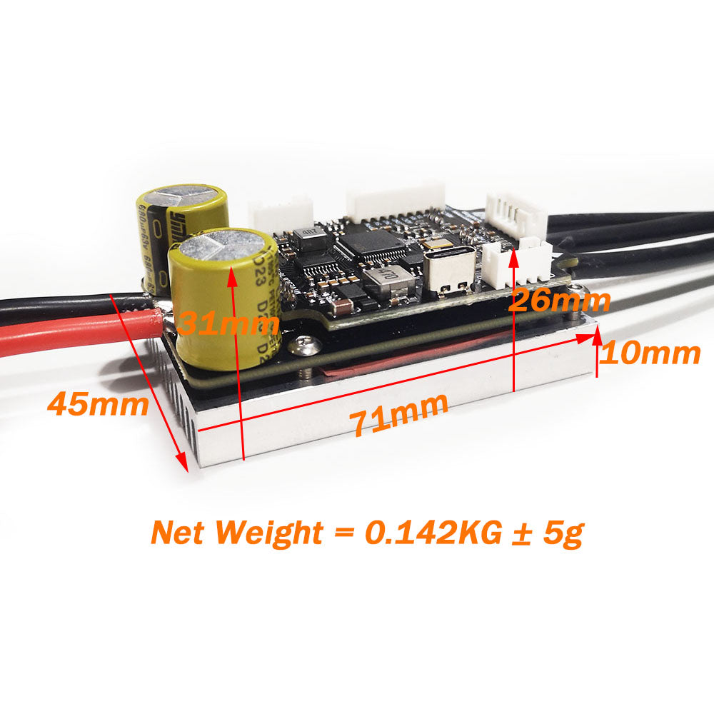 In Stock Maytech Foil Boost VESC 100A V6 Speed Controller with Heat Fin for  SUP Foil Esk8 Robots