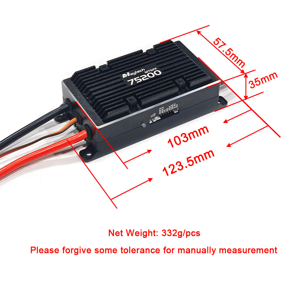 In Stock 2pcs / 5pcs MTSPF7.12K V2 Max 75V 200A V75/300 based Speed Controller SUPERFOC ESC