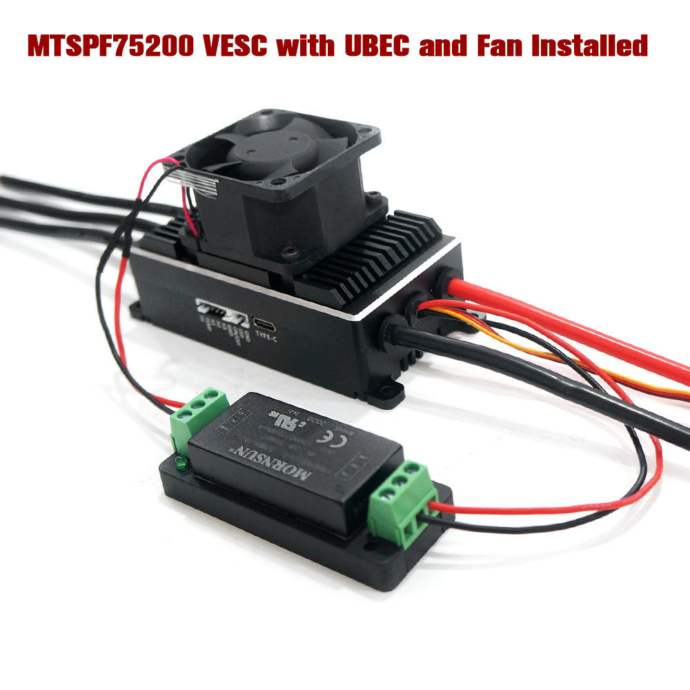 In Stock 2pcs / 5pcs MTSPF7.12K V2 Max 75V 200A V75/300 based Speed Controller SUPERFOC ESC