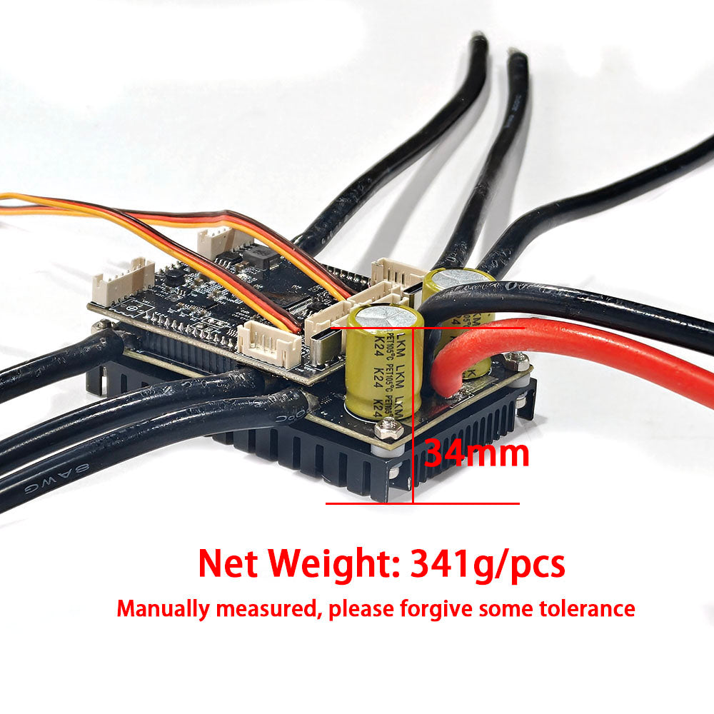 Maytech Dual VESC with Heat Sink 60A based on VESC6 for Electric Skateboard Robots
