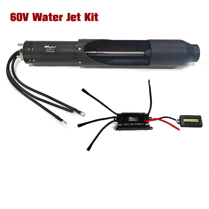 Maytech 13KW Water Jet Motor Kit with 60V 72V 300A ESC + V3 MTSKR1905WF Remote for Jetsurf Jetboard Underwater Thruster