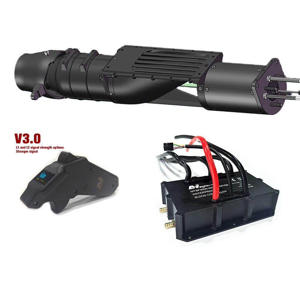 Maytech Pro Kit 72V Jet Propulsion System MTWJ20KW + 300A ESC for Yacht Jetski Jet Boat Jetboard Jet Kayak