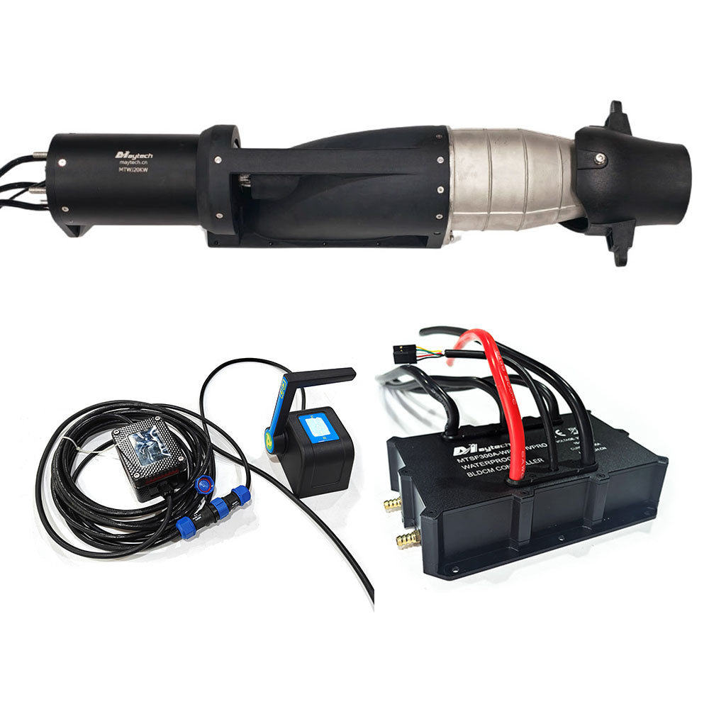 Maytech Pro Kit 72V Jet Propulsion System MTWJ20KW + 300A ESC for Yacht Jetski Jet Boat Jetboard Jet Kayak