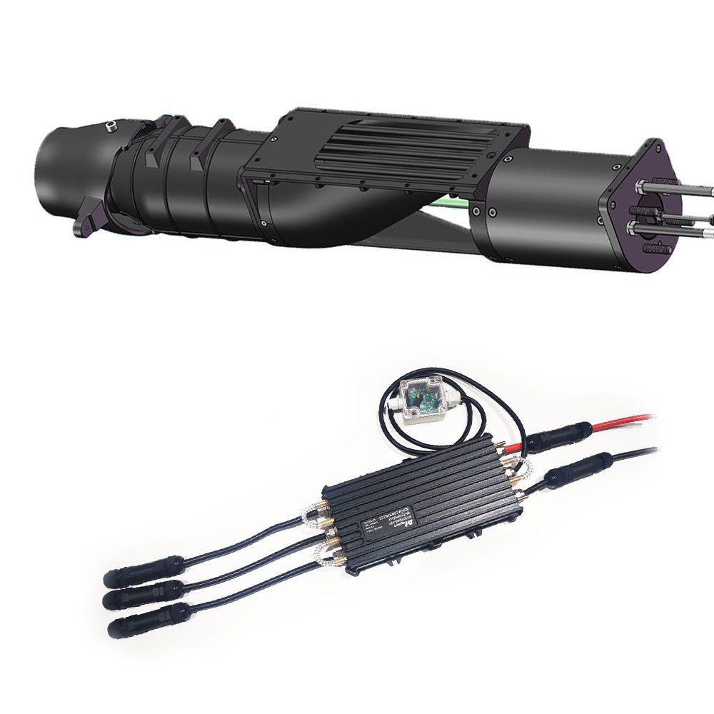 Maytech Max 21KW Water Jet Pump kit with 500A ESC Remote for Electric Boat Catamaran