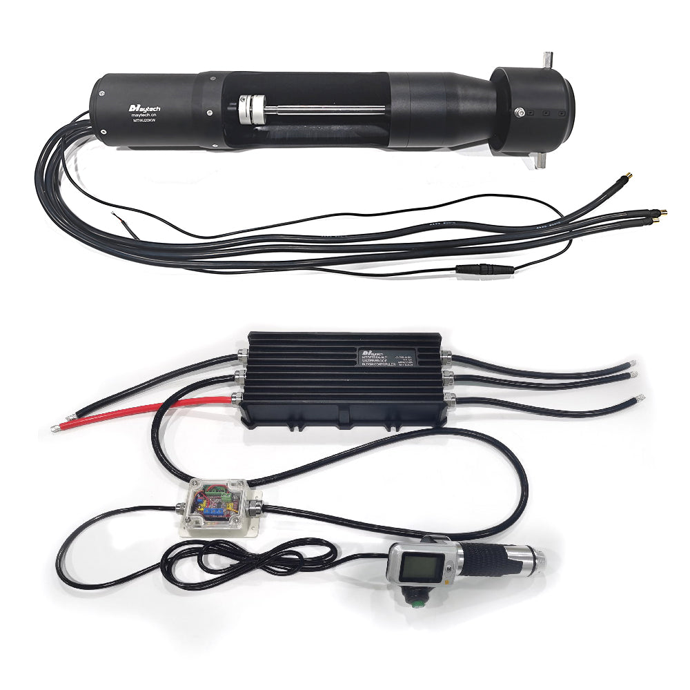 Maytech Max 21KW Water Jet Pump kit with 500A ESC Remote for Electric Boat Catamaran