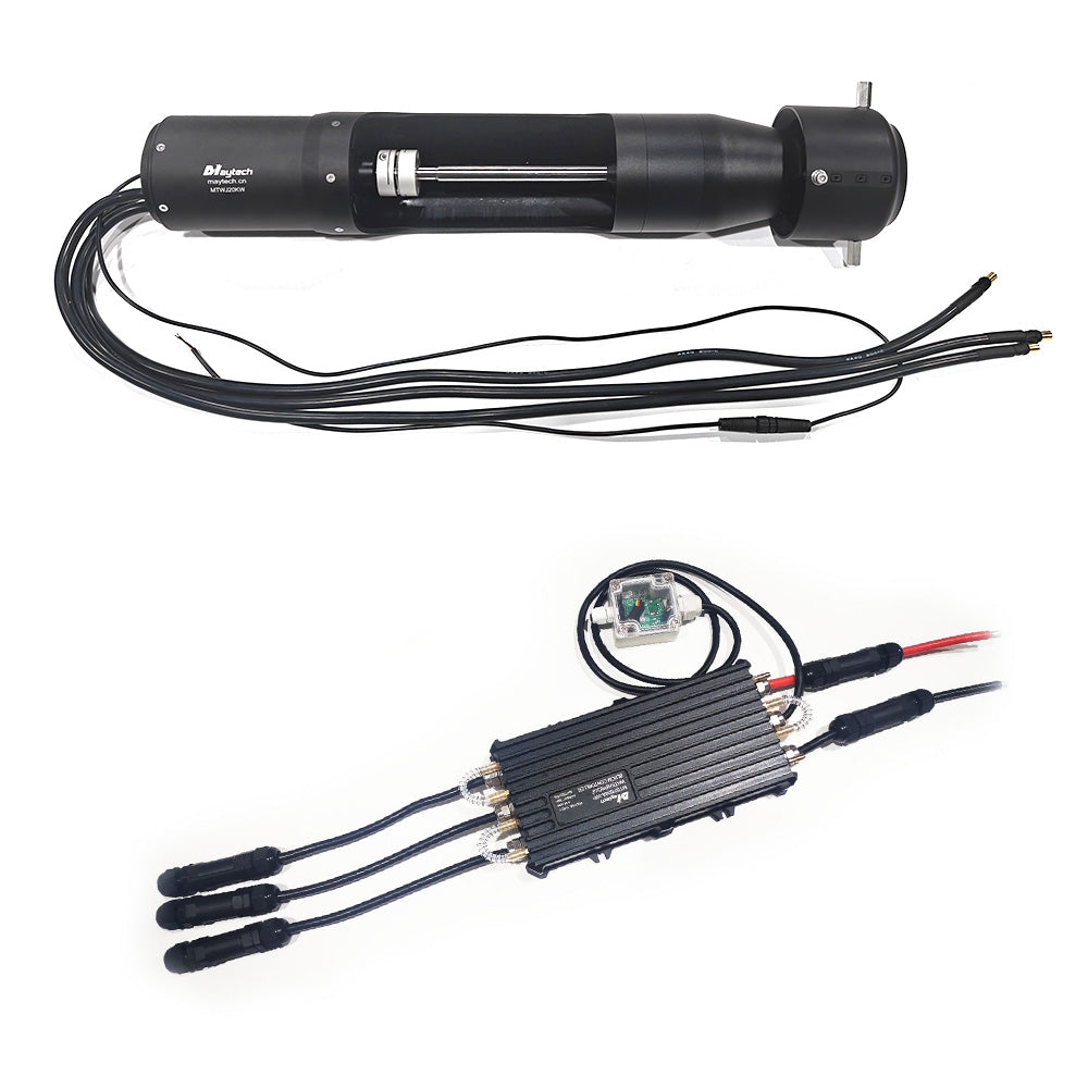 Maytech Max 21KW Water Jet Pump kit with 500A ESC Remote for Electric Boat Catamaran