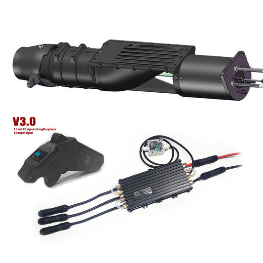 Maytech Max 21KW Water Jet Pump kit with 500A ESC Remote for Electric Boat Catamaran