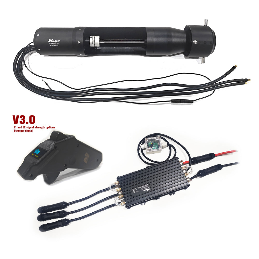 Maytech Max 21KW Water Jet Pump kit with 500A ESC Remote for Electric Boat Catamaran