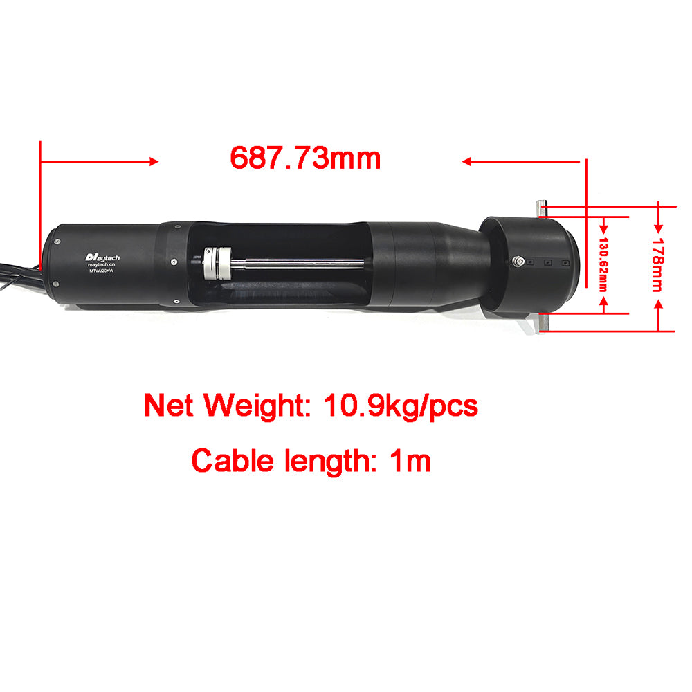 Maytech Max 21KW Water Jet Pump kit with 500A ESC Remote for Electric Boat Catamaran