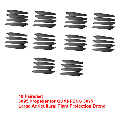 In Stock CW CCW 3095 30" x 9.5" Folding Blades for QUANFENG 3095 Large Agricultural Plant Protection Drone