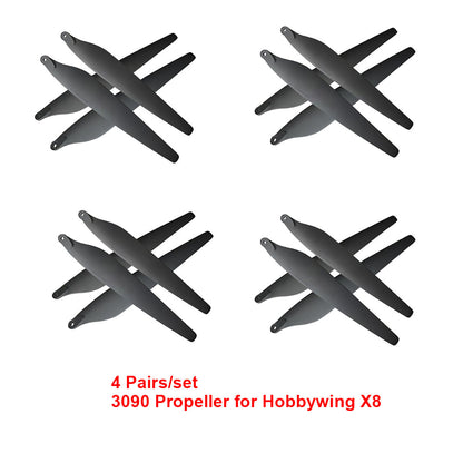 In Stock CW CCW 3090 30" x 9" Inch Folding Propeller Carbon Nylon Material for Hobbywing X8 Drone Power System