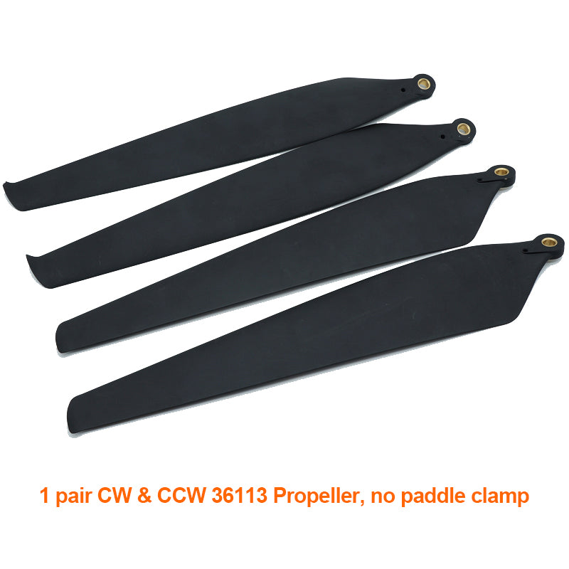 In Stock CW CCW 36''x11.3'' Inch Carbon Fiber Folding Composite Folding Propeller for XAG P30 Agricultural Plant Protection Drone