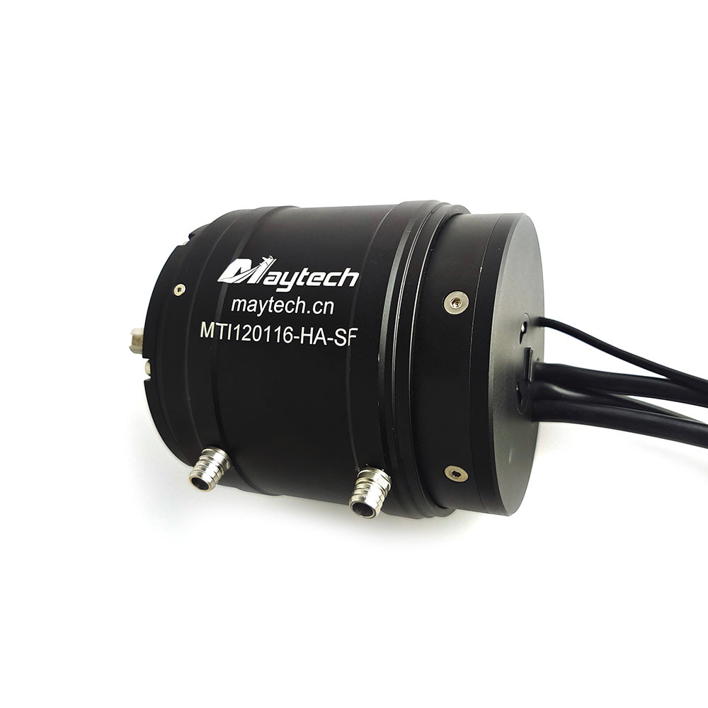 Maytech 120116 18.8KW Sensored Motor for Electric Surfboard Boat Motorcycle EV Car with Water Cooling