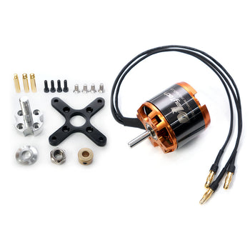 Maytech Brushless 4250 500/650KV Sensorless Outrunner Motor with Accessories for RC Hobbby Airplane/Helicopter